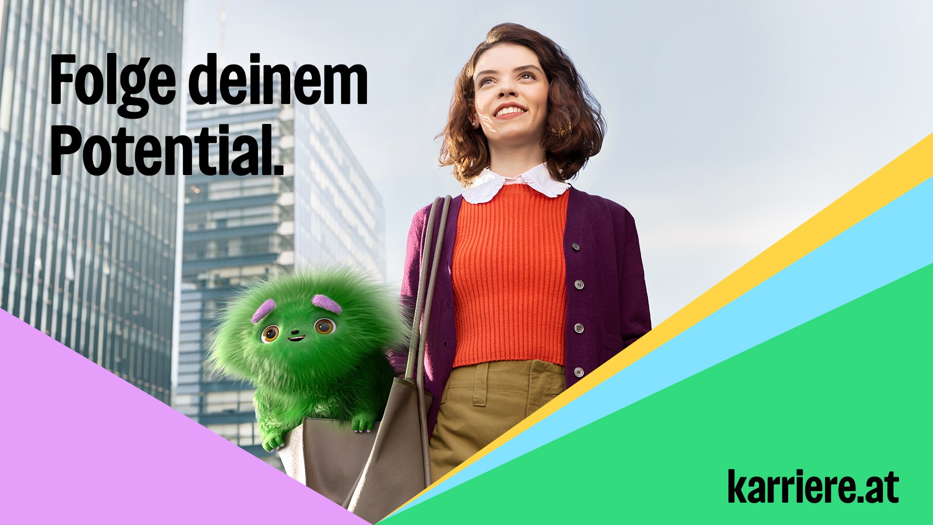 Titelbild zu karriere.at Rebranding Kampagne Frühjahr 2025