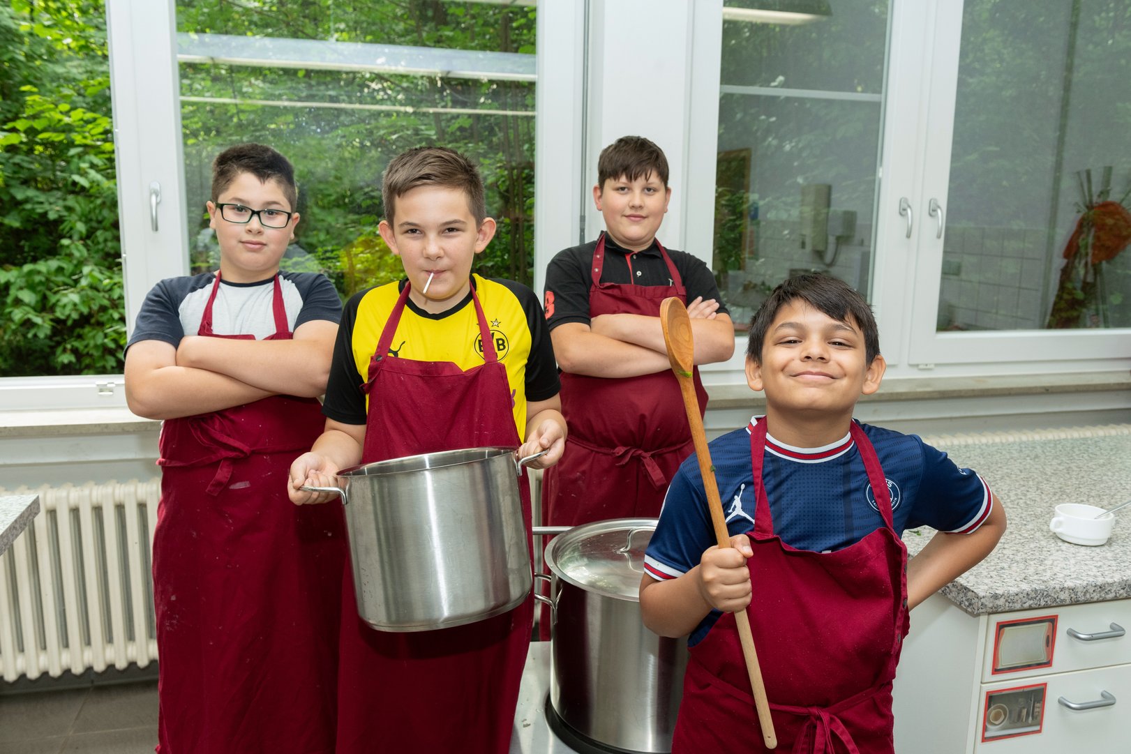 Eine Suppenküche für Mitschüler