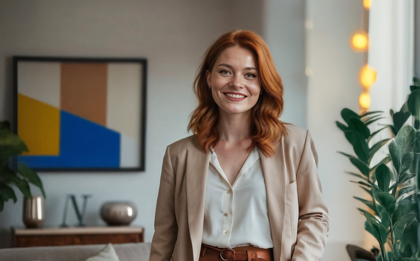 Titelbild zu KI-Influencerin Lucy Homefield