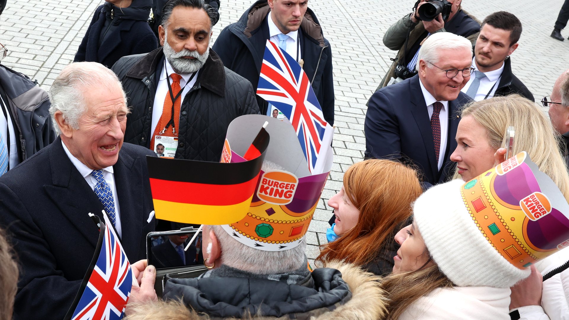 Endlich, Charles: Mach dein King! Burger King begrüßt King Charles in Berlin