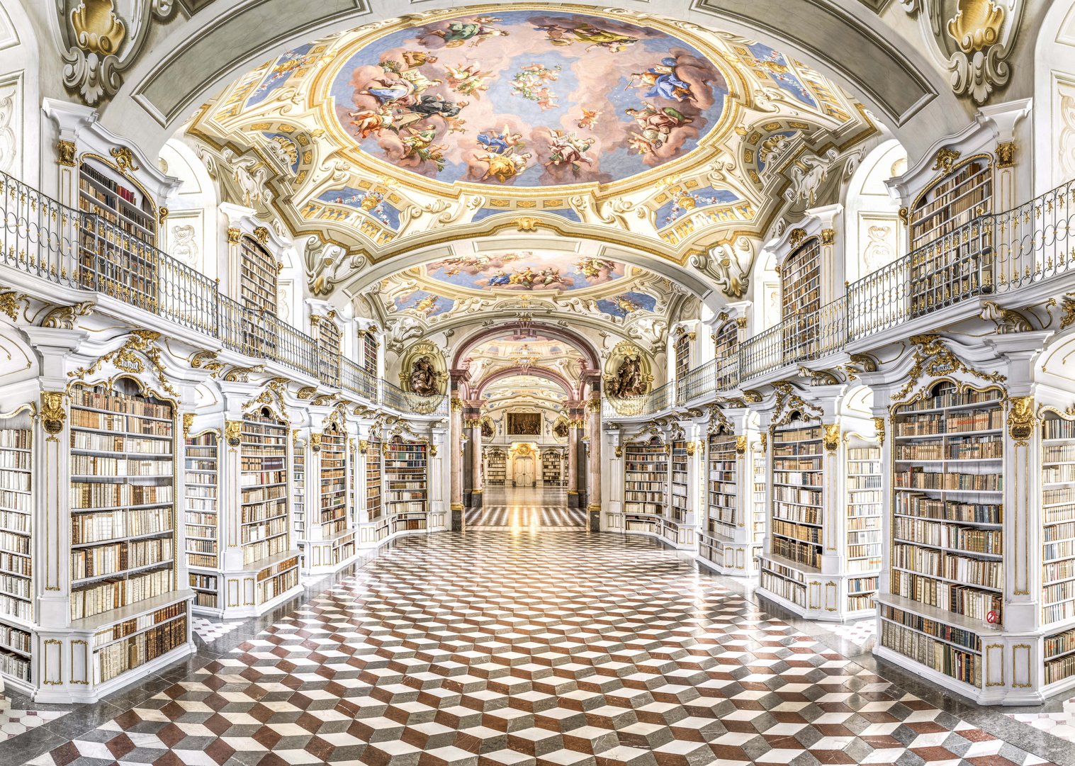 Weltgrößte Klosterbibliothek im Benediktinerstift Admont