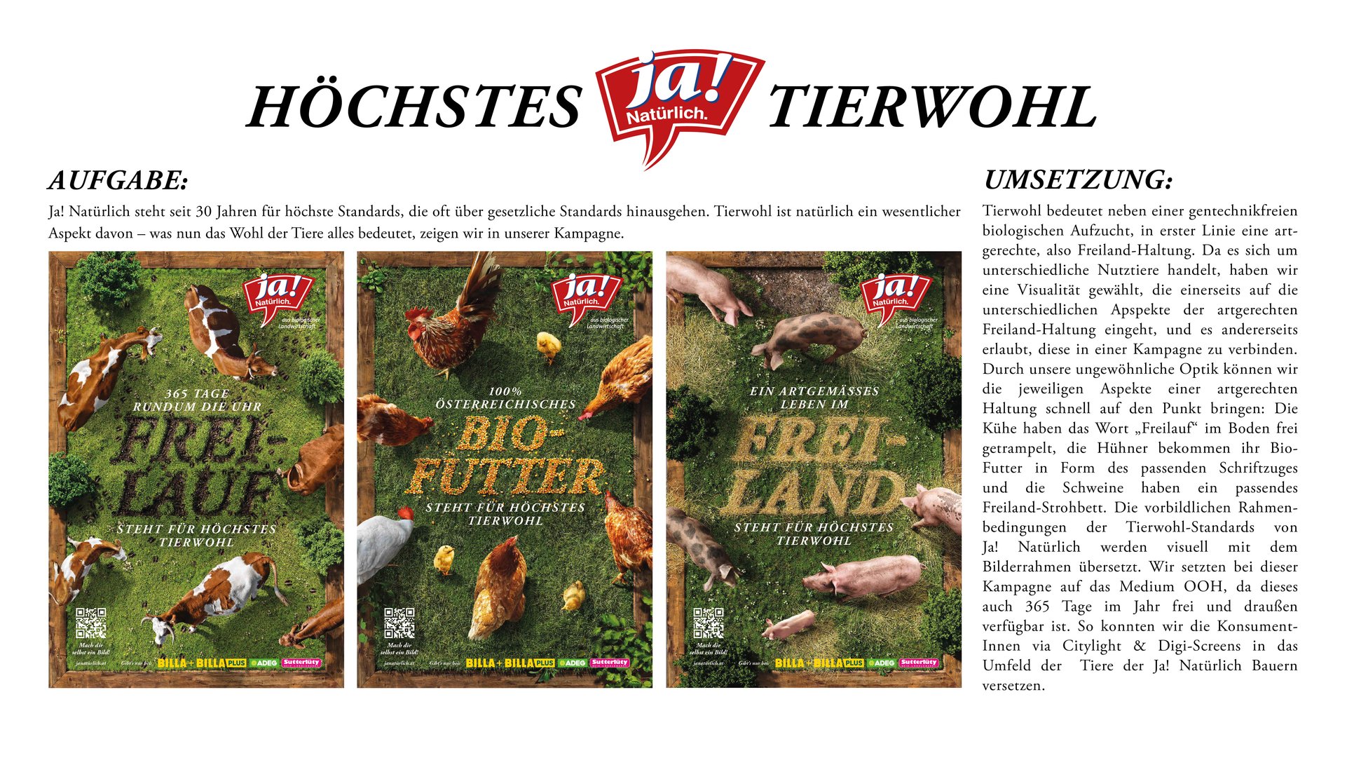 Ja! Natürlich Tierwohl