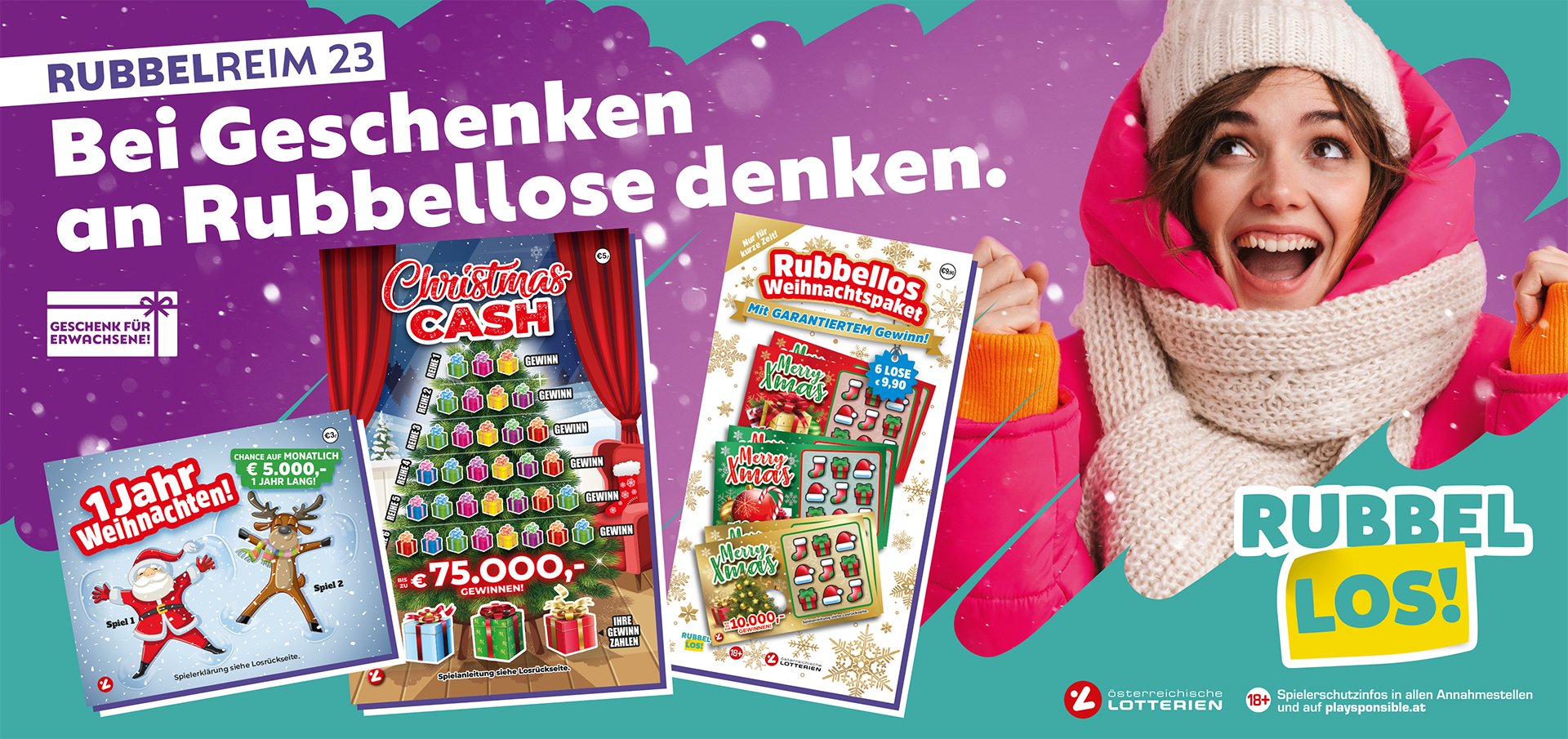 Rubbellos Weihnachtsgeschenke