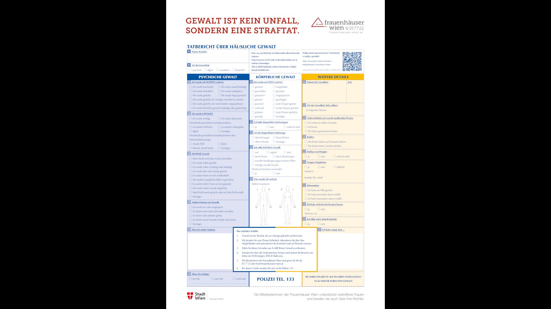 Titelbild zu Frauenhäuser - Tatbericht