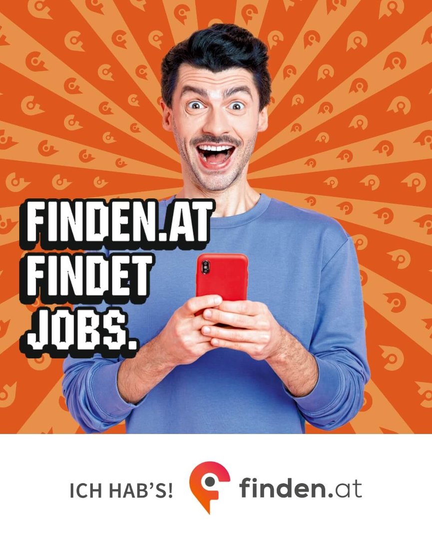 Titelbild zu finden.at findet Jobs