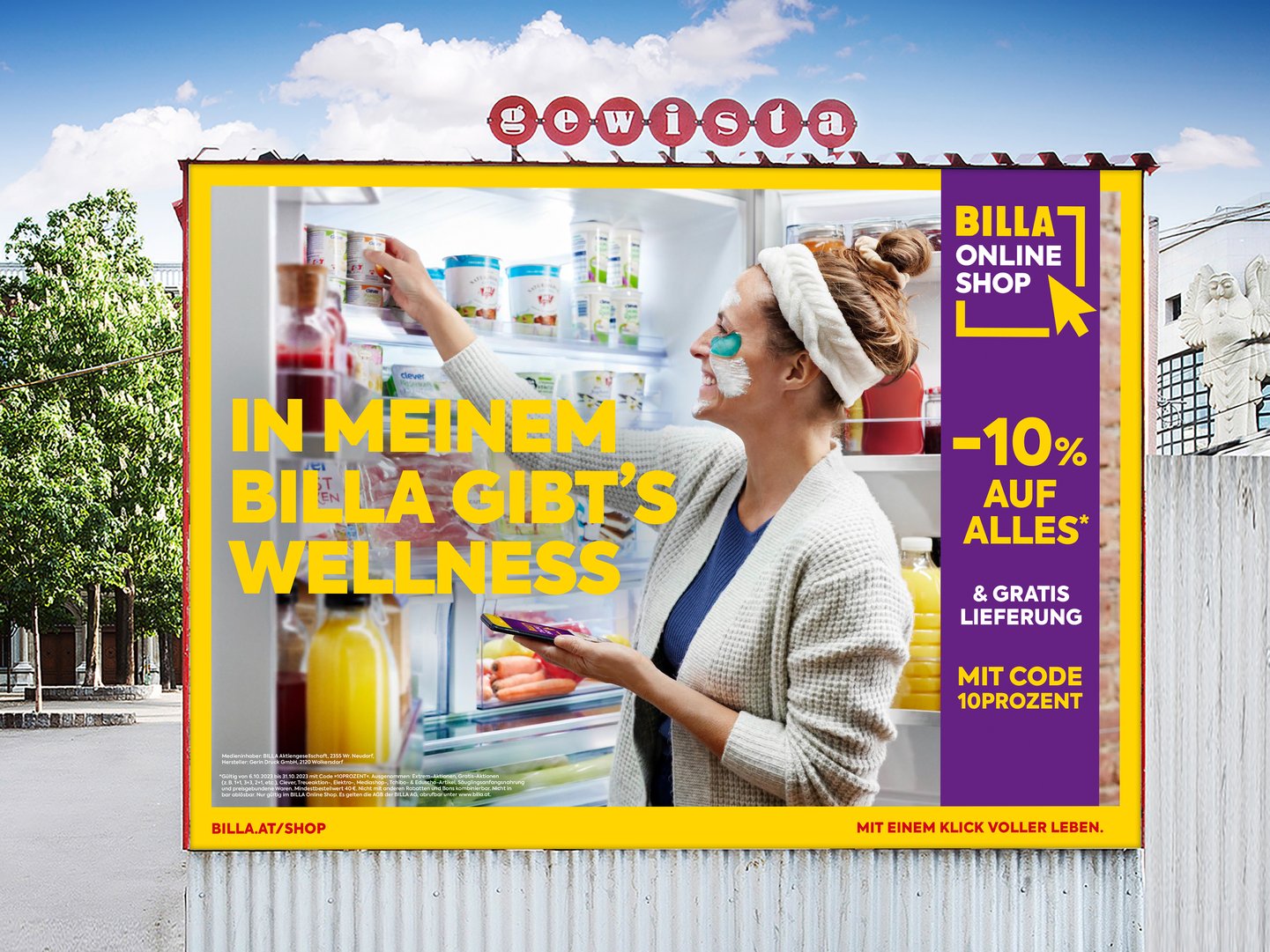 BILLA Online Shop Herbstkampagne 2023