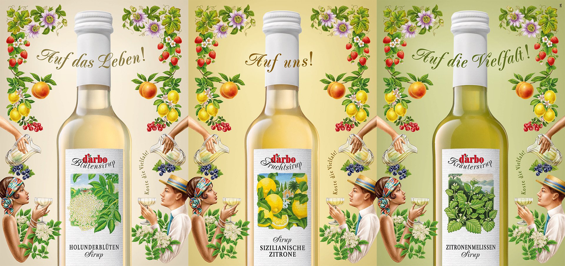 Darbo Sirup Range – Koste die Vielfalt