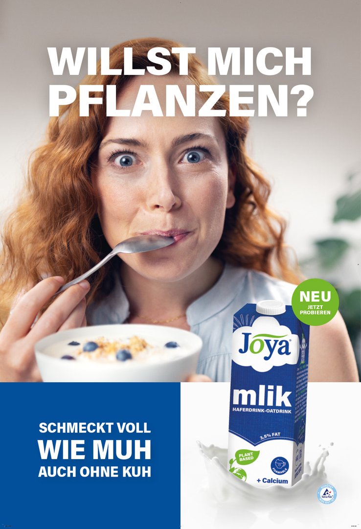 "WILLST MICH PFLANZEN?" Joya - pflanzliche Milchalternativen