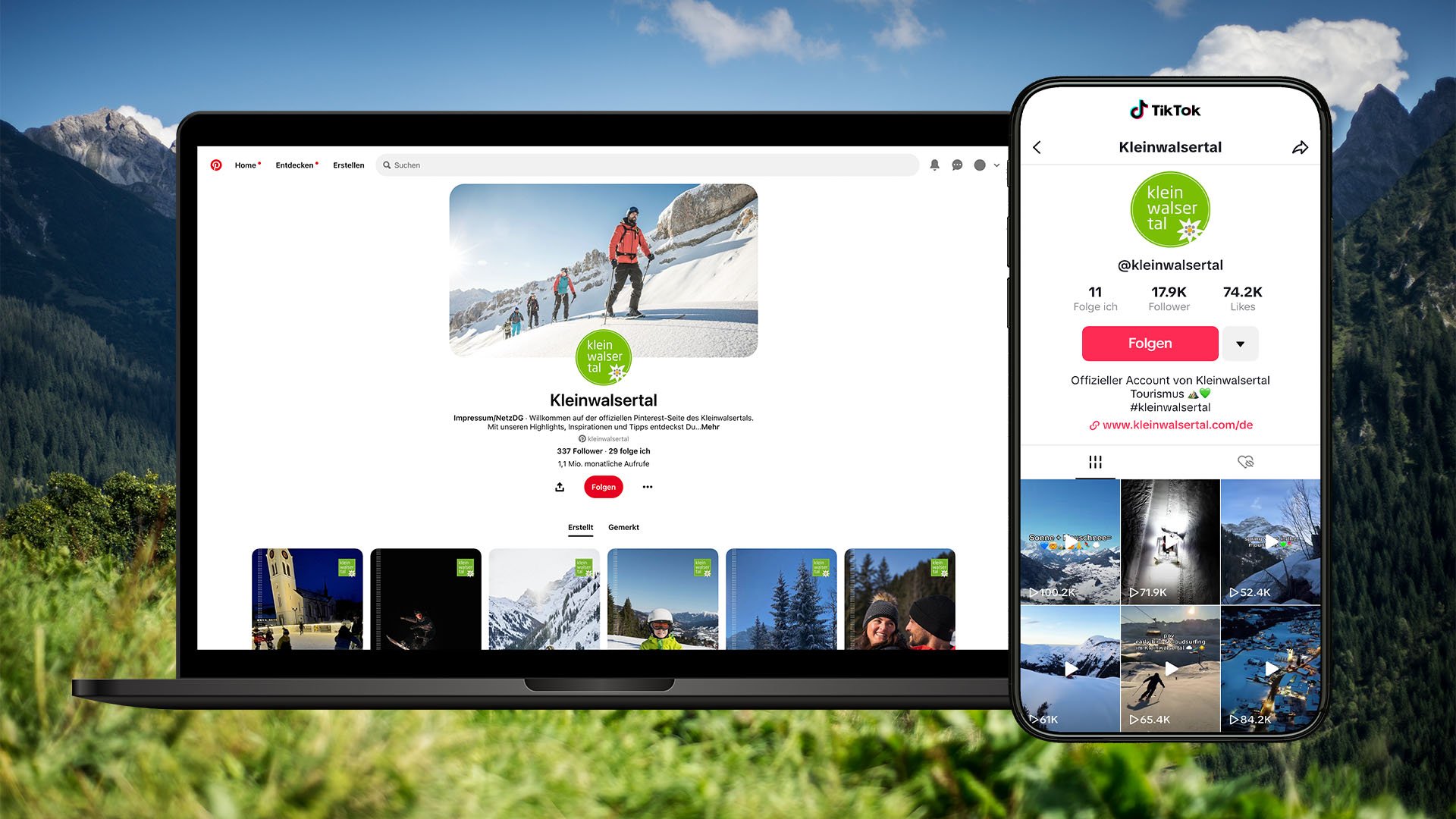 Kleinwalsertal: erfolgreiche Social Media-Kampagne mit authentischen Inhalten
