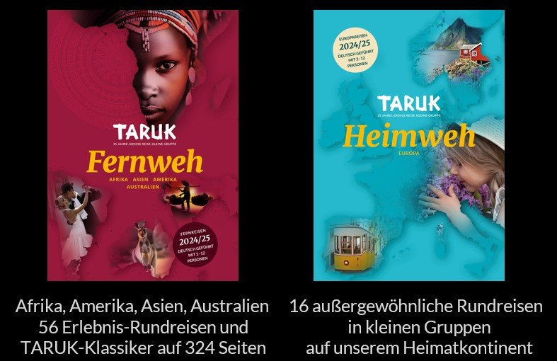 Fernweh und Heimweh - Kleingruppen-Rundreisen auf fünf Kontinenten