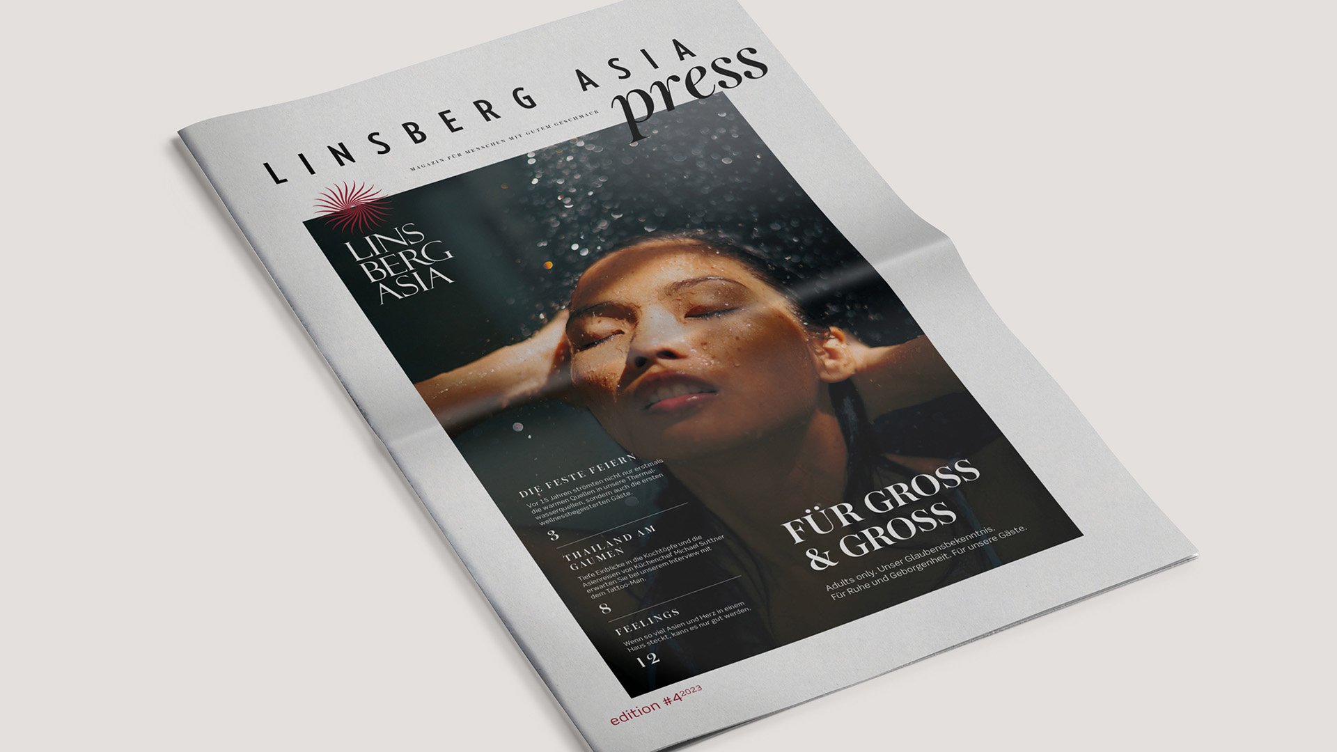 Kundenmagazin: Linsberg Asia press - Magazin für Menschen mit gutem Geschmack