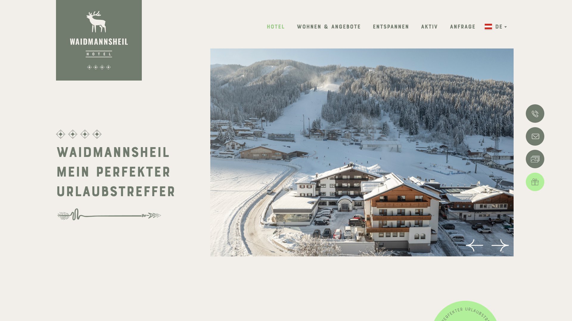 Website | 4-Sterne Hotel Waidmannsheil