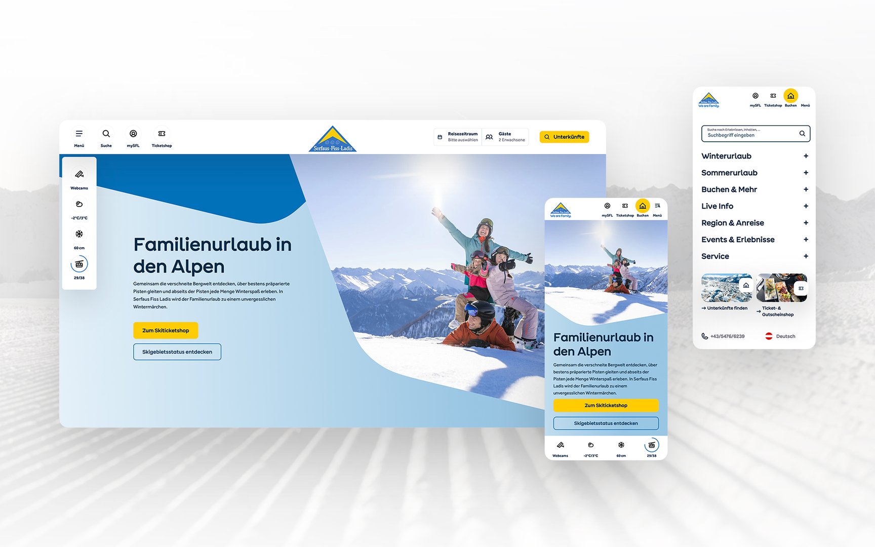 Serfaus Fiss Ladis Website-Relaunch: Framework, SSO und Buchung aus einem Guss