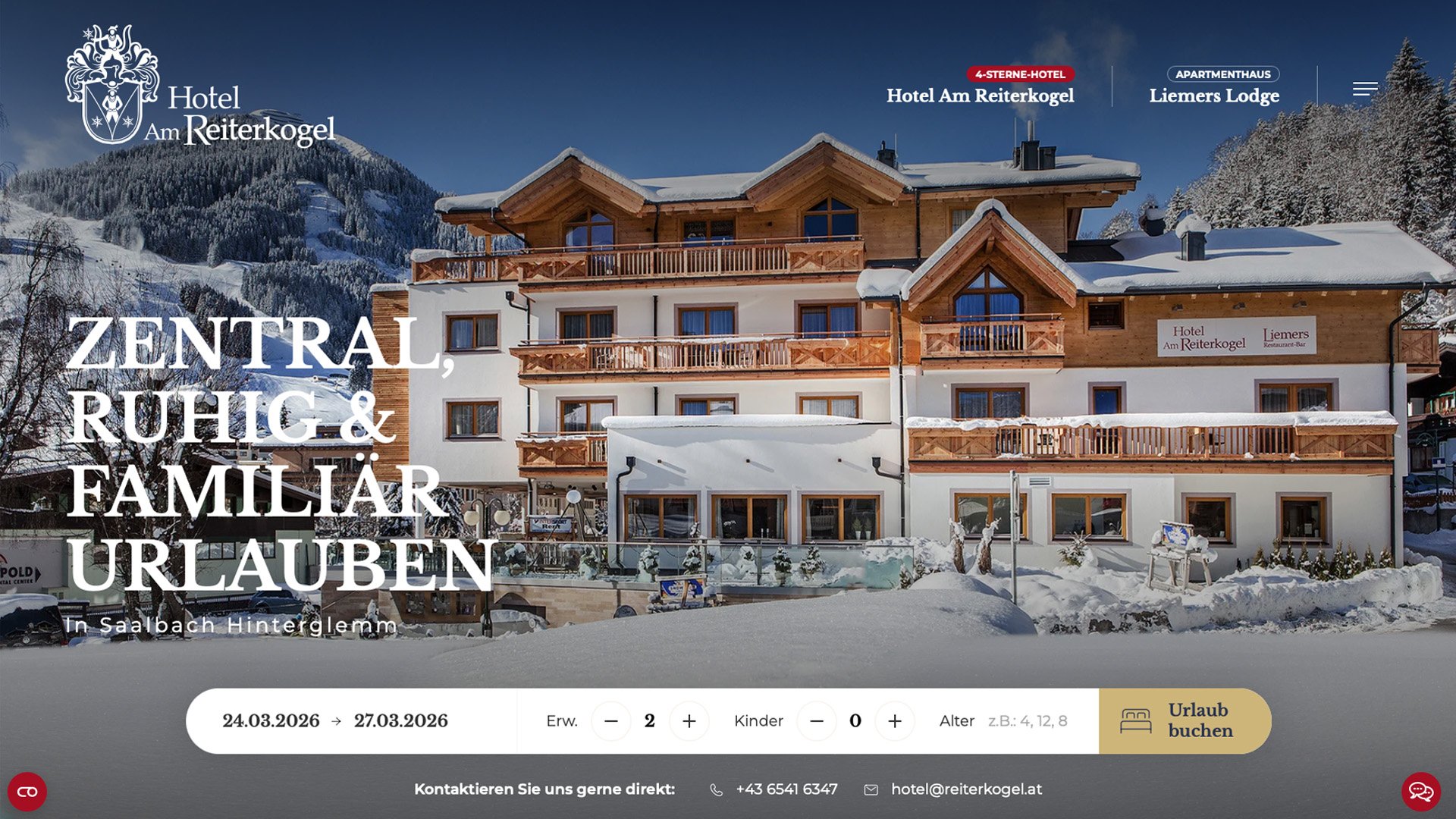 Alpiner Lifestyle digital inszeniert – Der neue Webauftritt des Hotels am Reiterkogel
