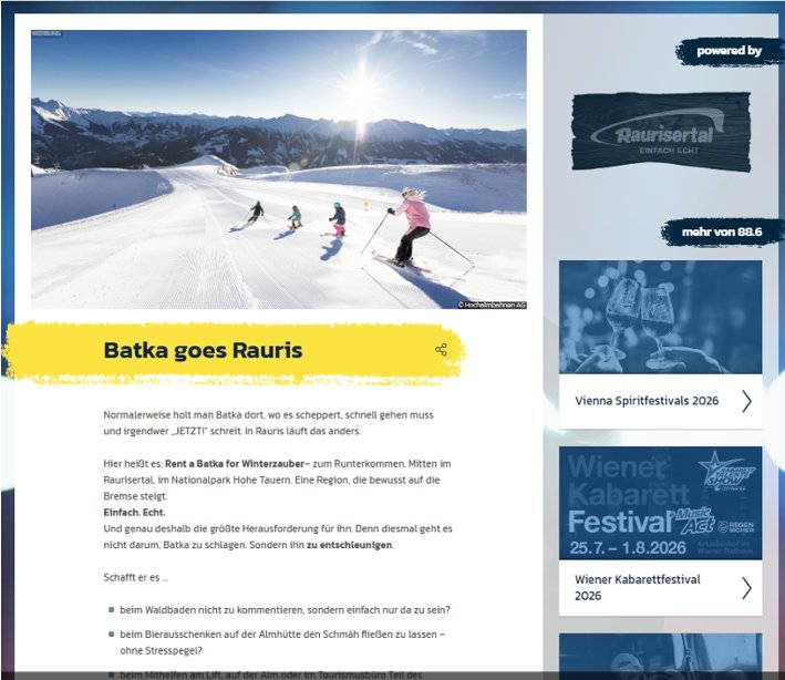 Rent a Batka in Rauris
