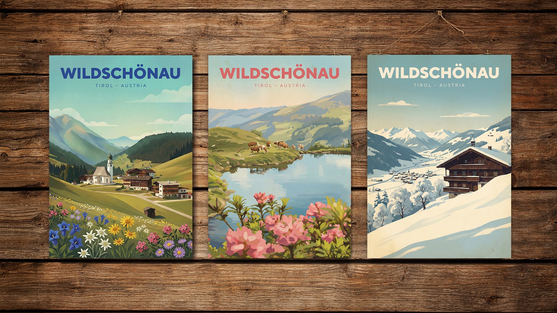 Nostalgie-Poster Wildschönau