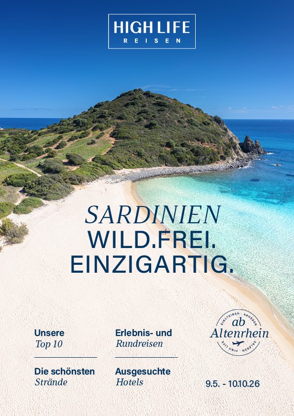 Reisekatalog Sardinien Sommer 2026