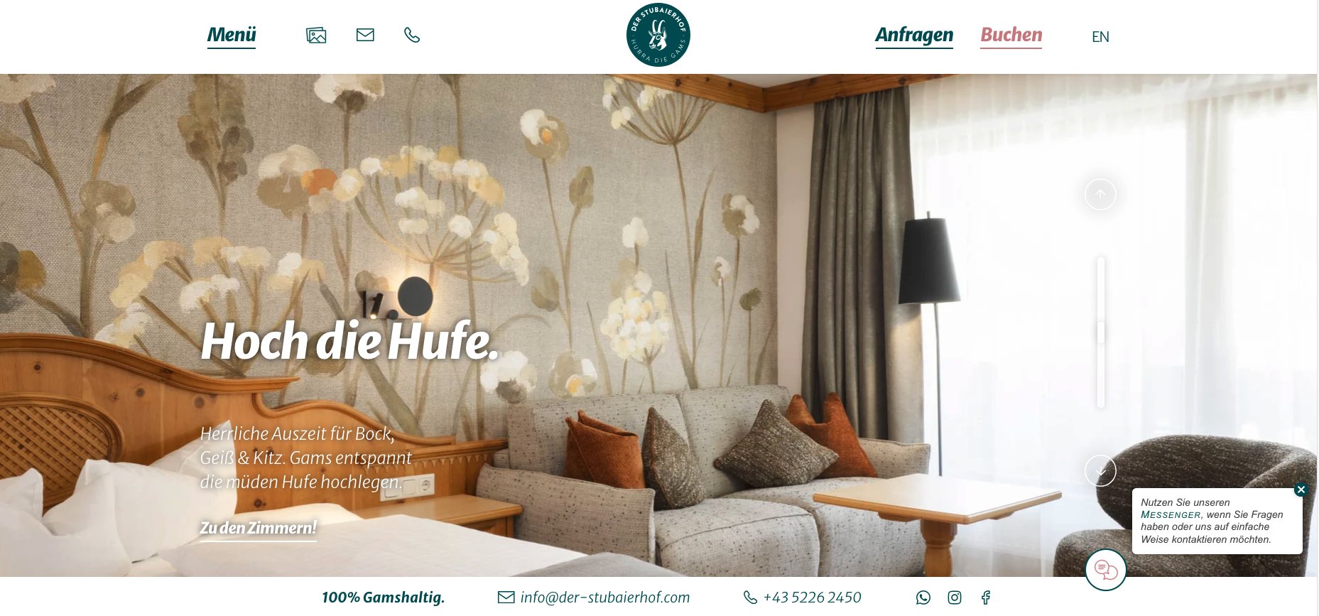 Stubaierhof Website
