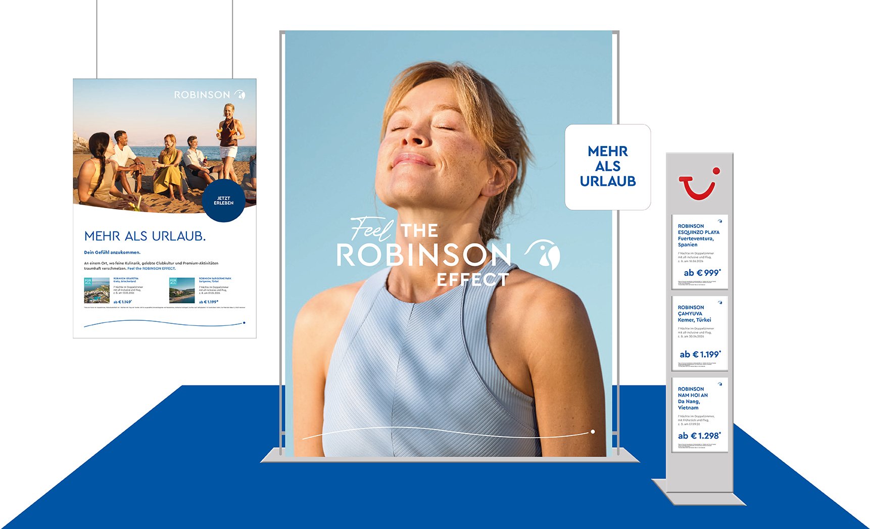 ROBINSON Reisebüro-Deko Visualisierung