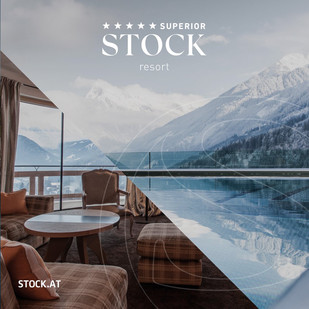 Website für das 5*superior Hotel  STOCK resort (Finkenberg) - www.stock.at