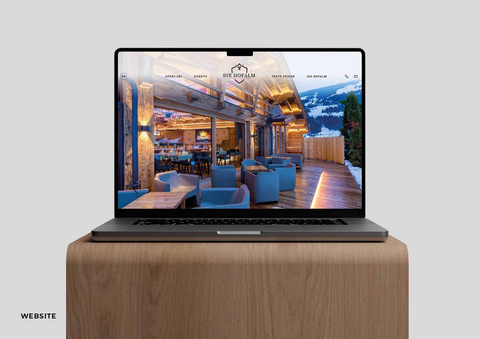 Website von „Die Hofalm“ in Jochberg