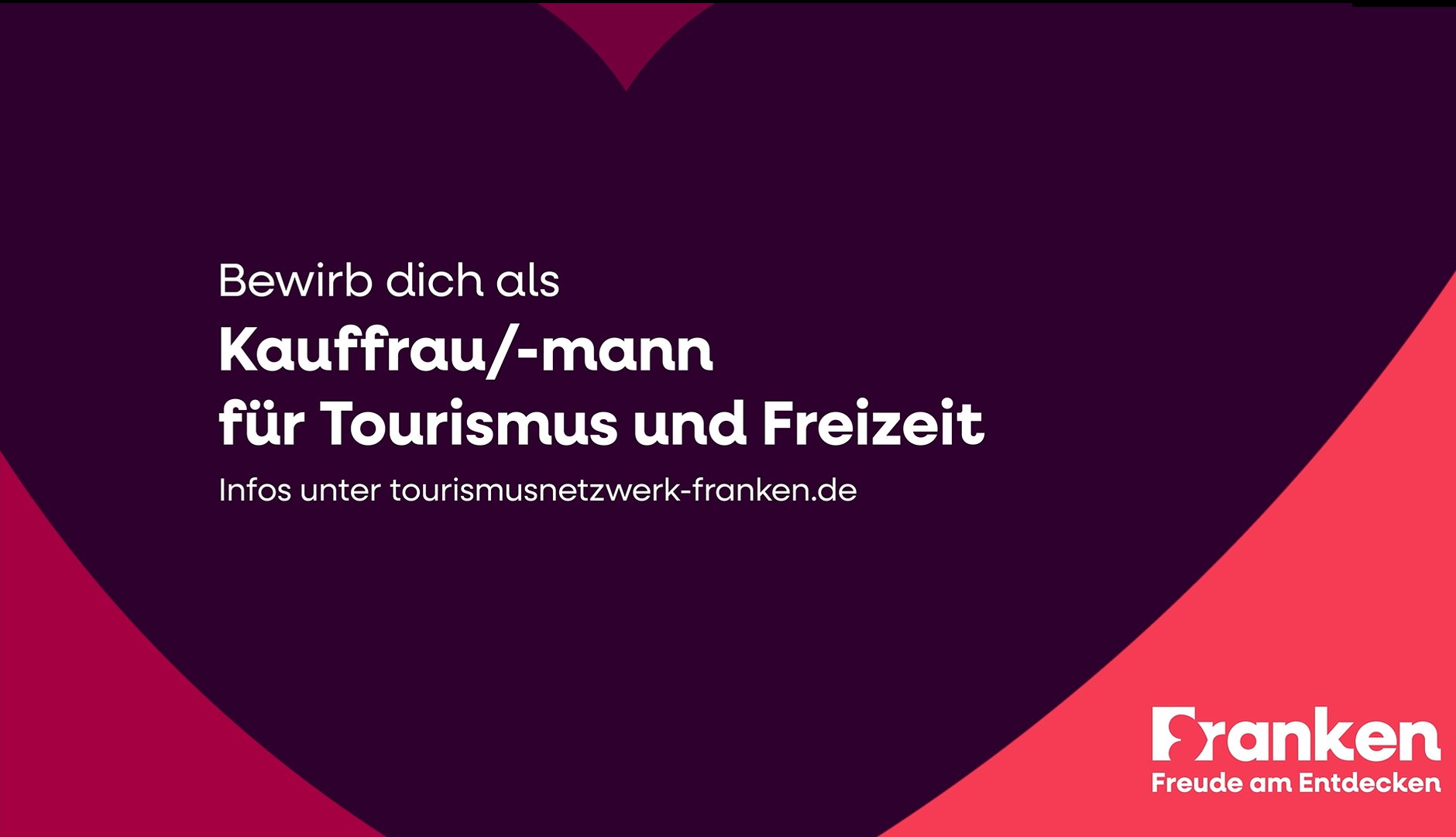 Mit Leidenschaft und Know-how: Starte deine Ausbildung/Karriere als ‚Kaufmann/-frau für Tourismus  und Freizeit‘ in Franken