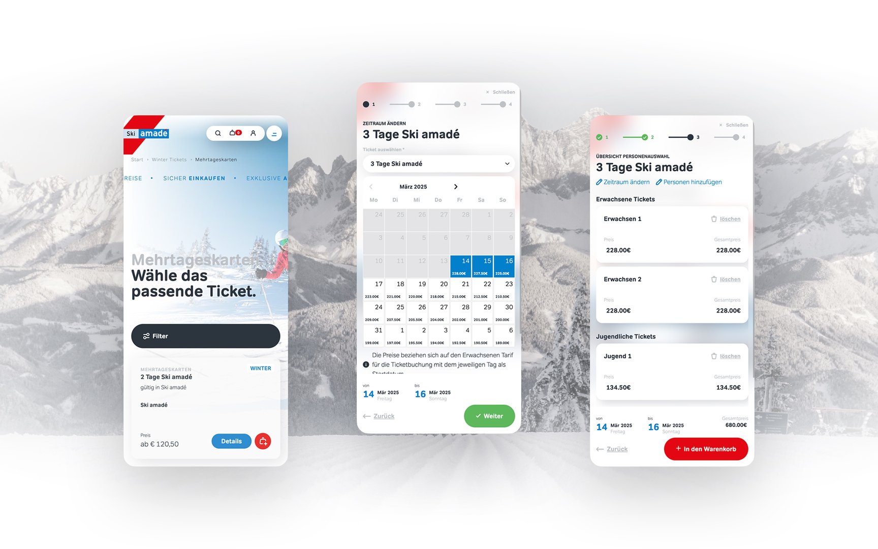skiamade.com: Relaunch Ticketshop