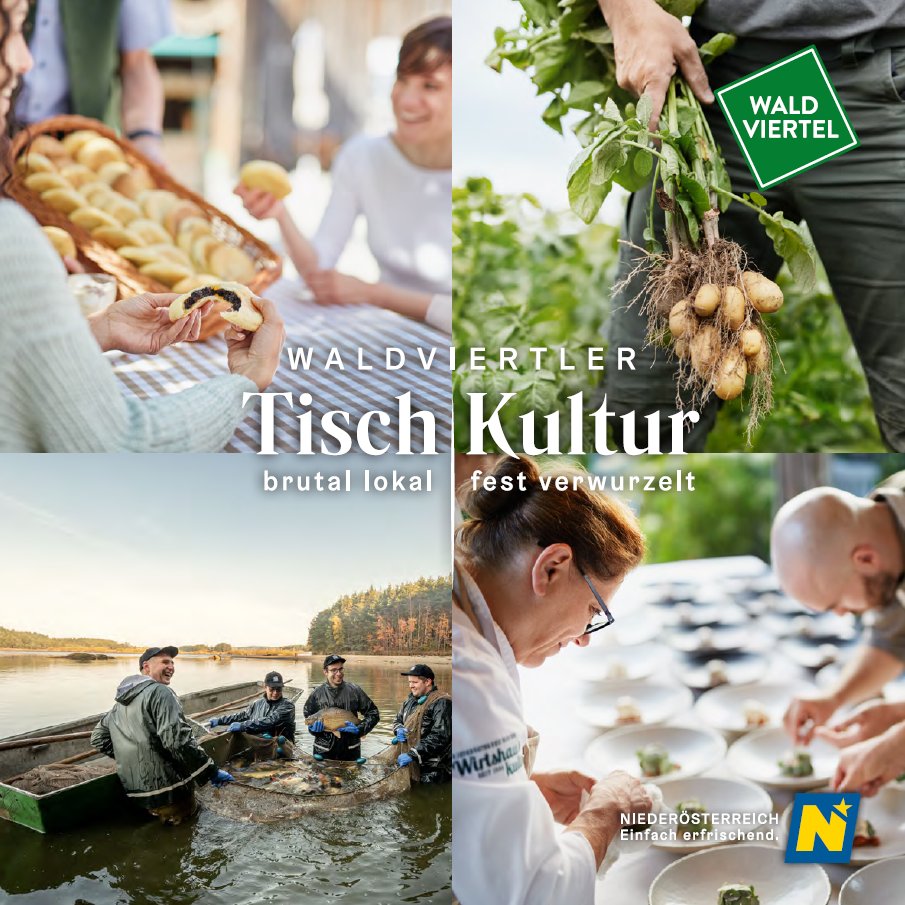 Broschüre Waldviertler TischKultur - brutal lokal & fest verwurzelt