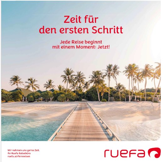 Ruefa Fernreisekampagne 2024 - Direct Mailing