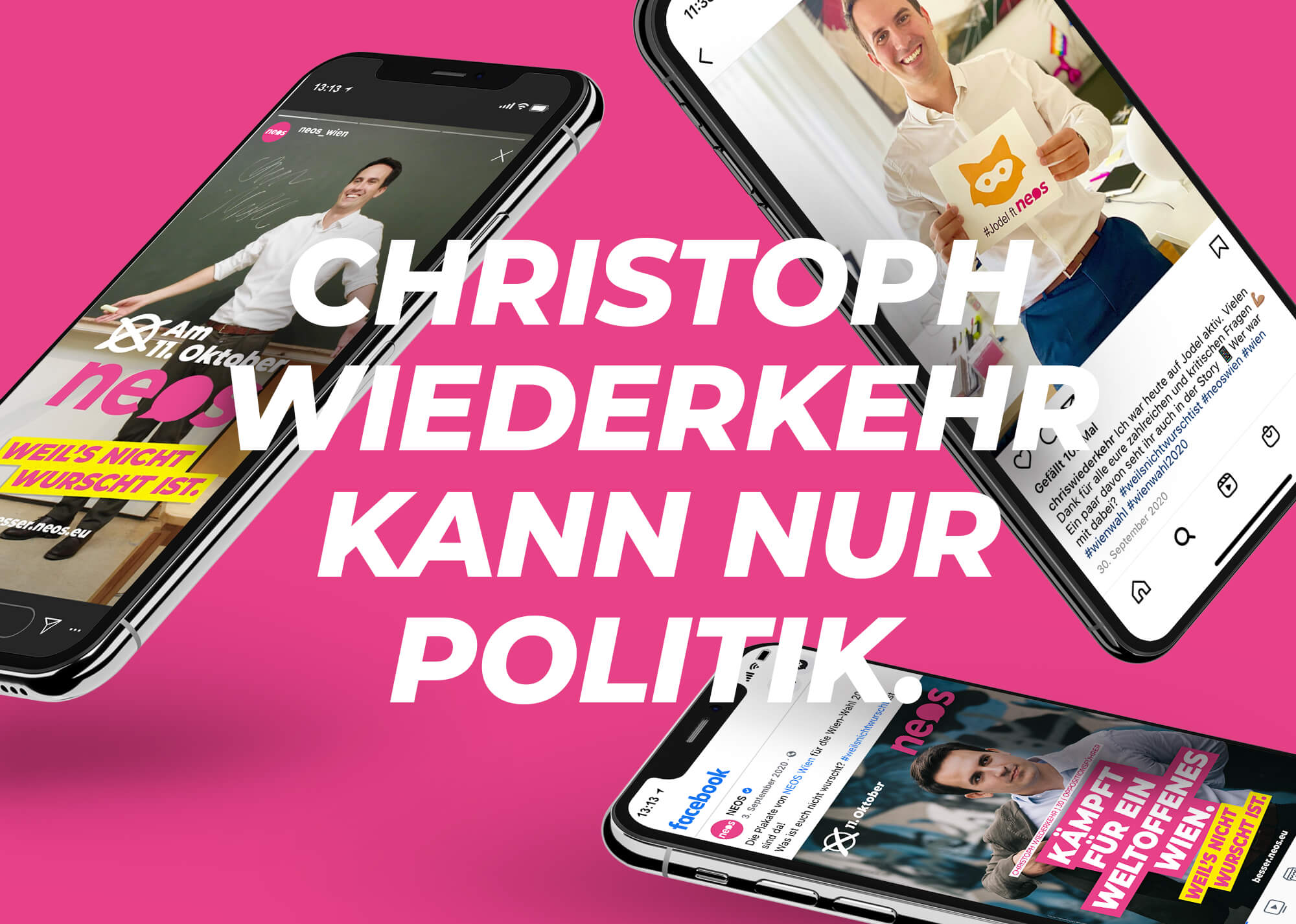 NEOS Wien. Christoph Wiederkehr kann nur Politik.