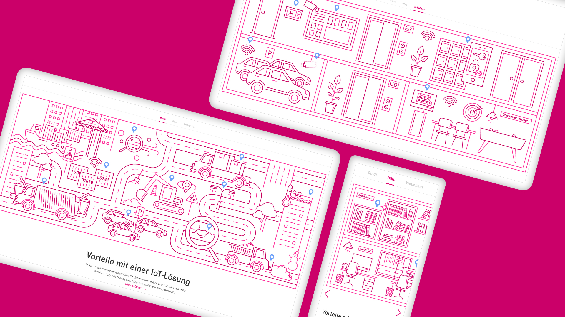 Magenta Business Wimmelbuch