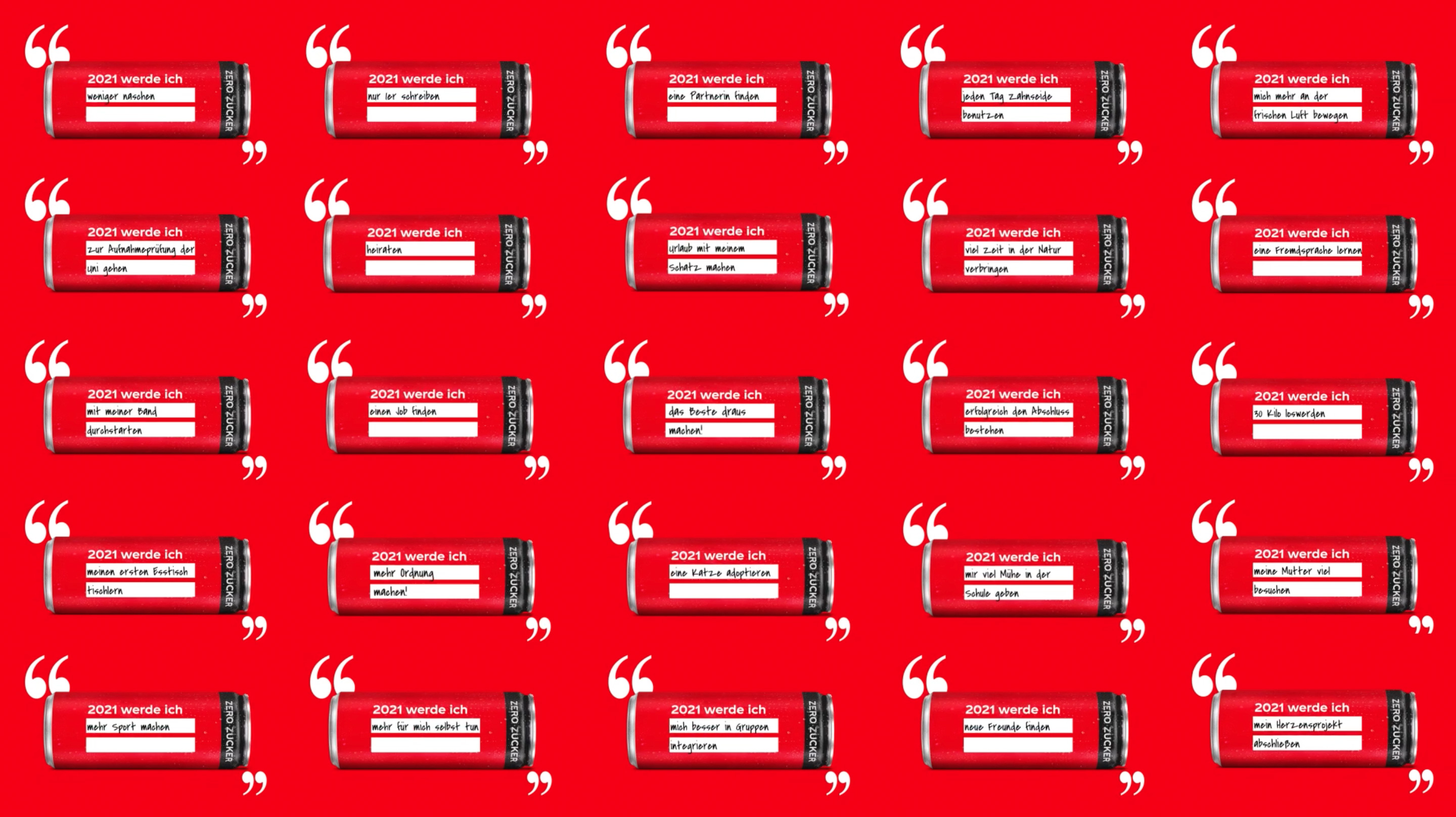 Großflächig und interaktiv: Das Coca Cola Werbemittel für den perfekten Start ins neue Jahr #opentobetter