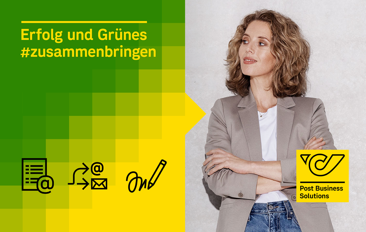 Die B2B Nachhaltigkeitskampagne der Post Business Solutions (kurz: PBS)