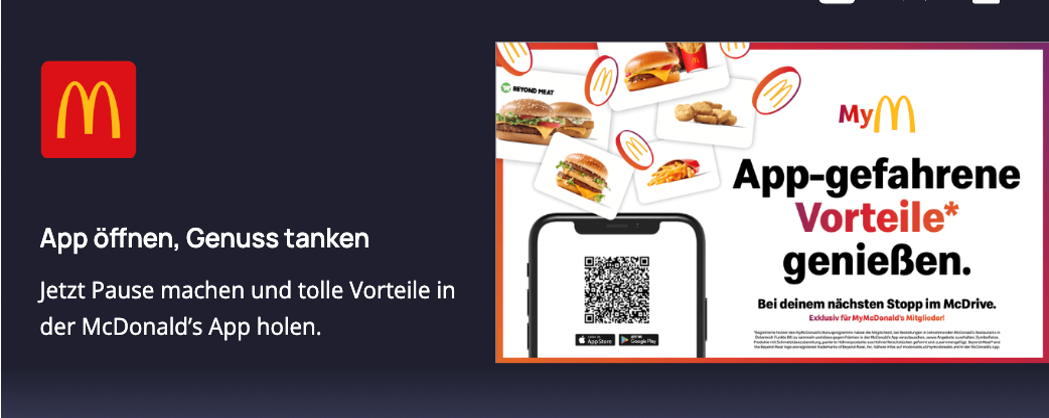 McDonald's In-Car Advertising