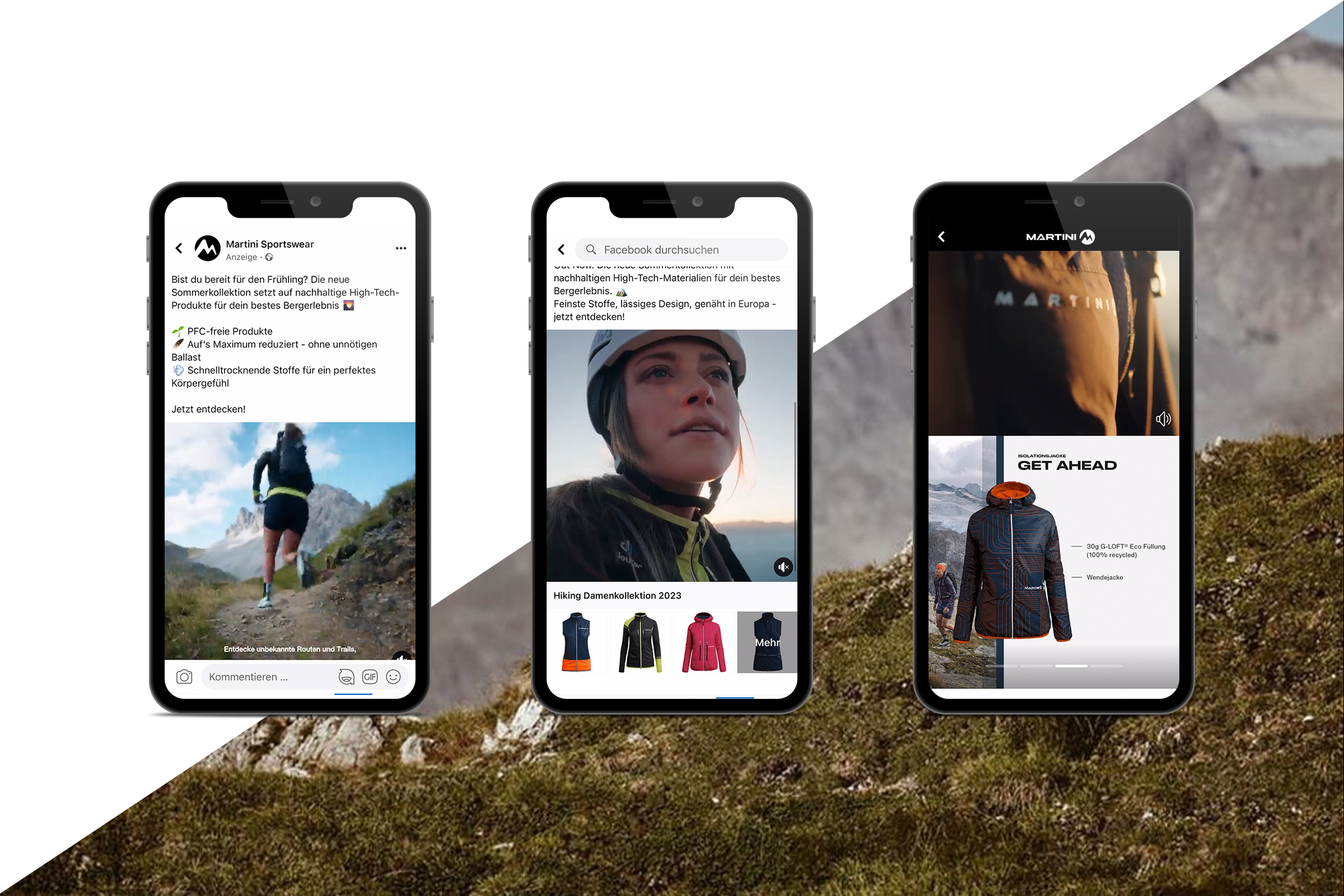 Inspirational Shopping trifft Kosteneffizienz: Martini Sportswear Social Media Performance Kampagne zum Start in die Sommersaison 2023.