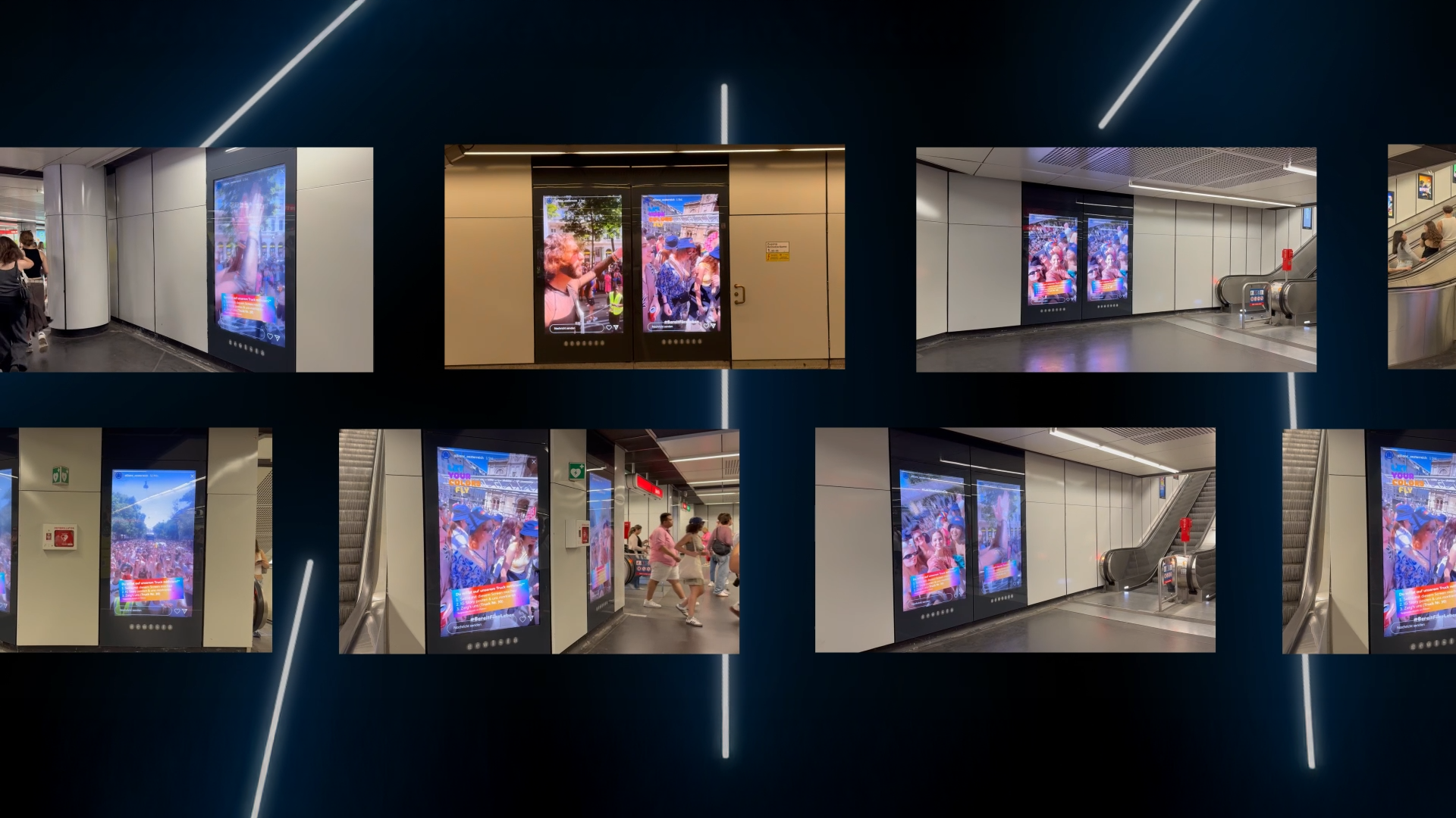 Pride goes DOOH - Innovative Echtzeit-Kampagne der Allianz zur Regenbogenparade in Wien