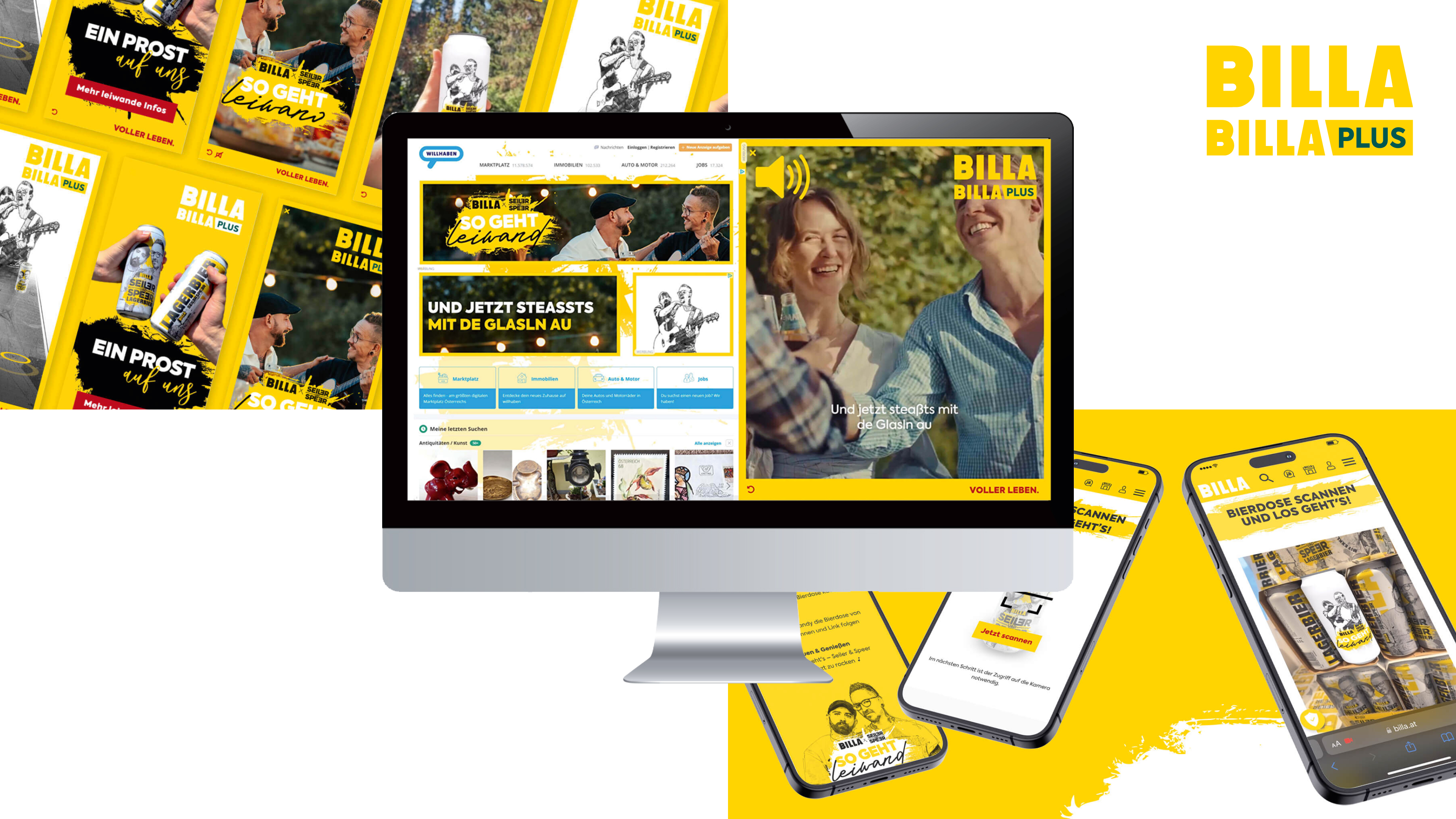 BILLA x Seiler & Speer Lagerbier Launchkampagne