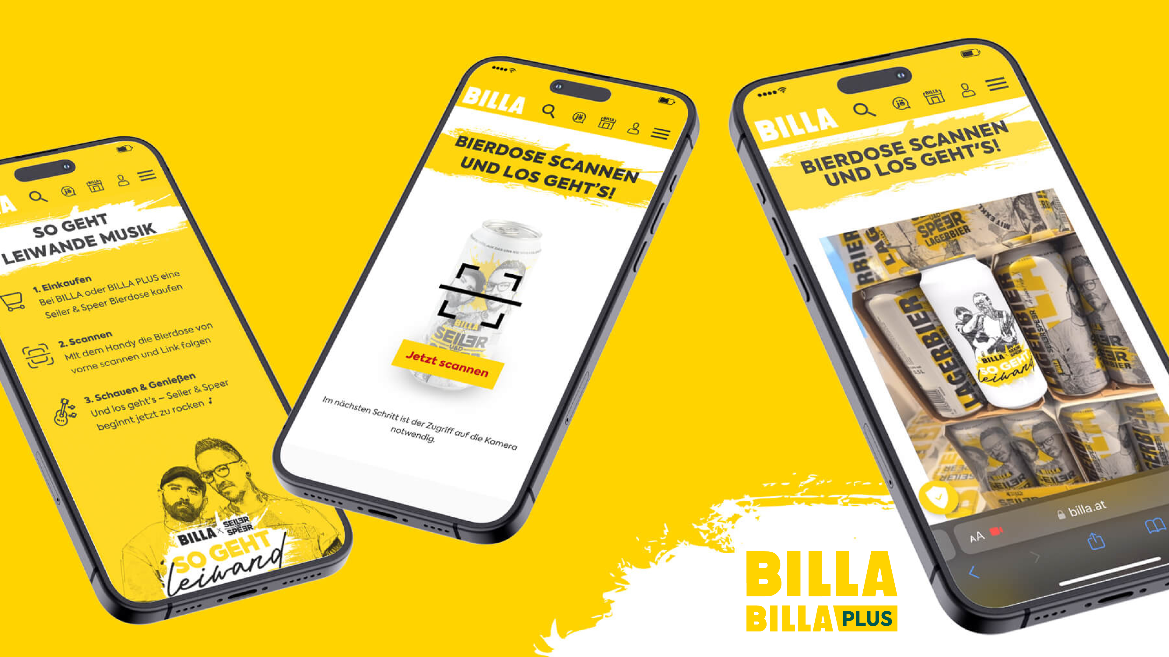 BILLA x Seiler & Speer: Eine Bierdose als kleinste AR-Konzertbühne der Welt!