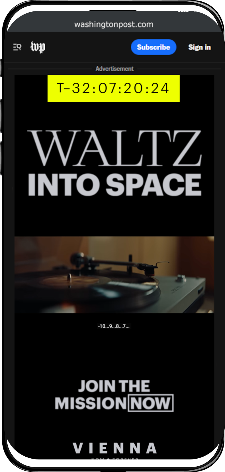 Waltz Into Space