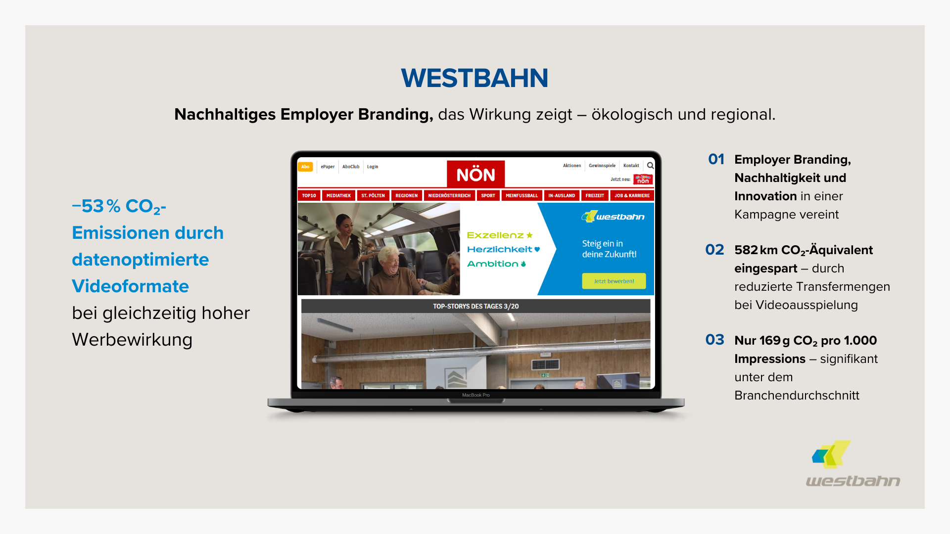 WESTBAHN – Nachhaltiges Employer Branding auf Schiene gebracht