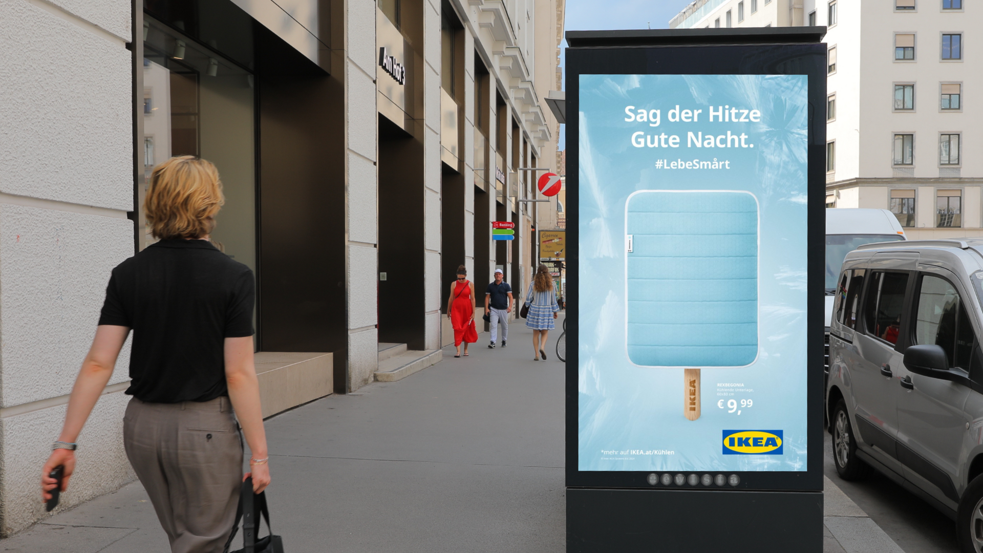 Sag der Hitze Gute Nacht.