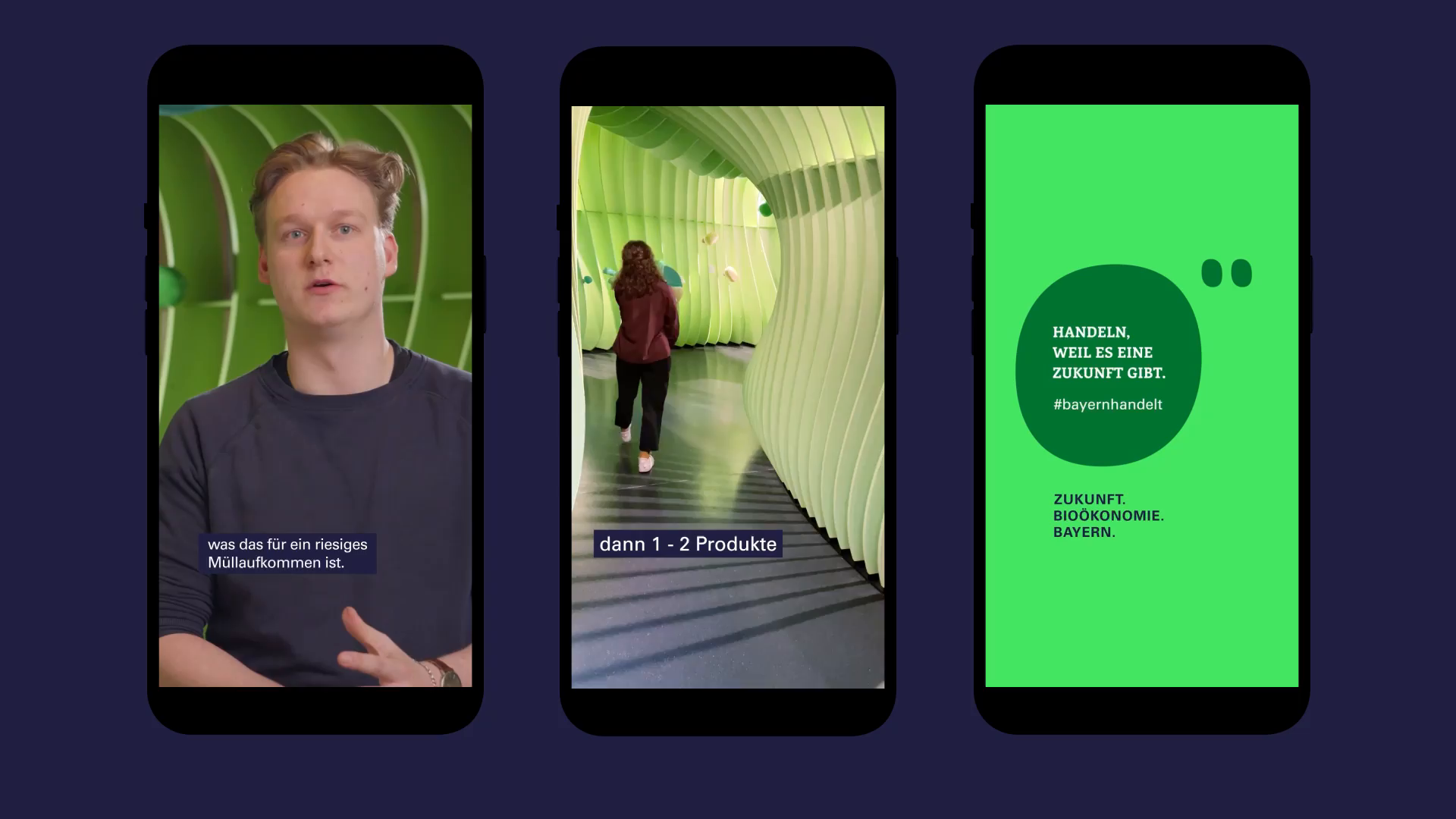 KONZEPTENTWICKLUNG, UMSETZUNG UND BETREUUNG DER KAMPAGNE „BIOÖKONOMIE IN BAYERN“